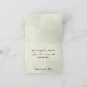 Fleur di Lys Damask Thank You Note Cards Bedankkaart (Binnen)