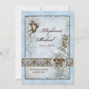 Fleur di Lys Damask vs2 - Weddenschap Kaart
