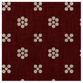 Fleur Dot - Burgundy Stof
