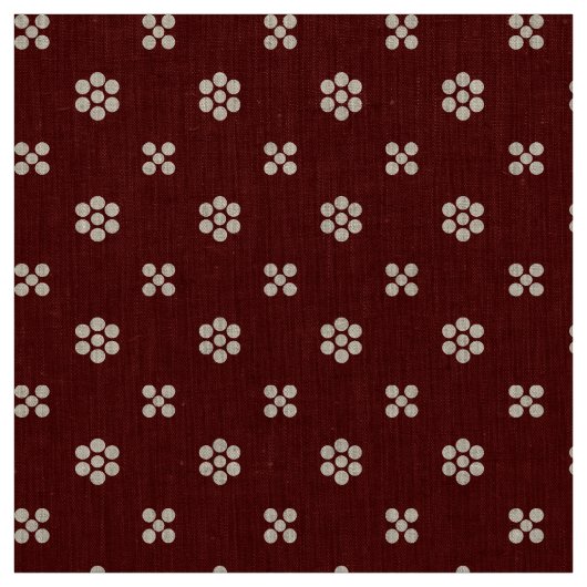 Fleur Dot - Burgundy Stof (Swatch)