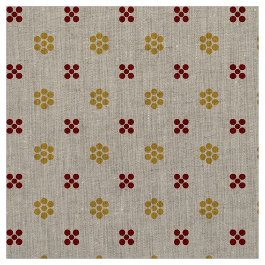 Fleur Dot Natuurlijk Stof (Swatch)