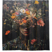 Fleur du Voile – Surreal Art Design Douchegordijn (Voorkant)