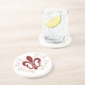 fleur_earthtone_lg zandsteen onderzetter (Zijkant)