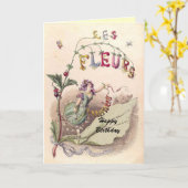 Fleur Faerie Kaart (Gele Bloem)