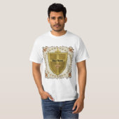 Fleur familiewapen achternaam t-shirt (Voorkant volledig)
