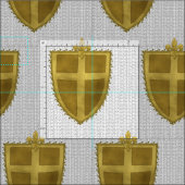 Fleur Family Crest Achternaam Fabric Stof (Delen)