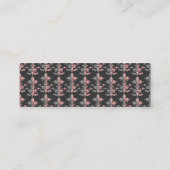 Fleur Heart Crown - Roze Mini Visitekaartje (Achterkant)