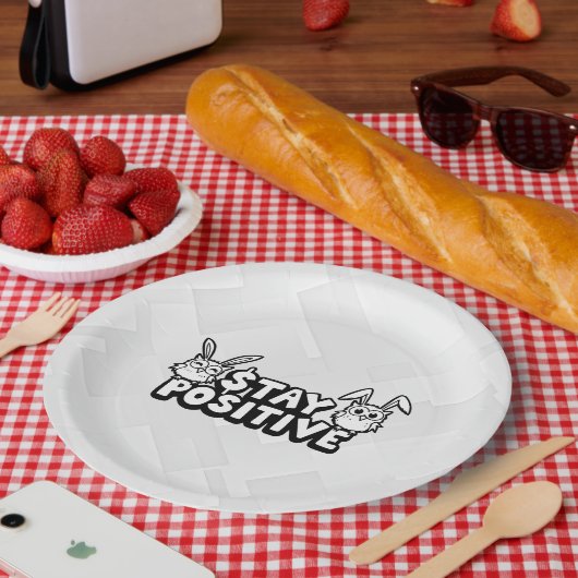 fleur je dag op papieren bordje (Picknick)