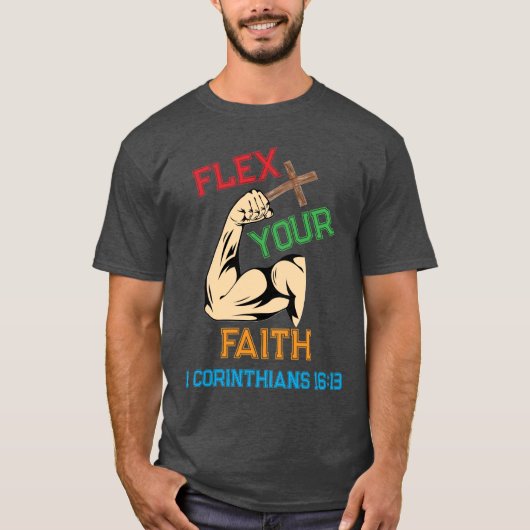 Fleur je geloof t-shirt (Voorkant)