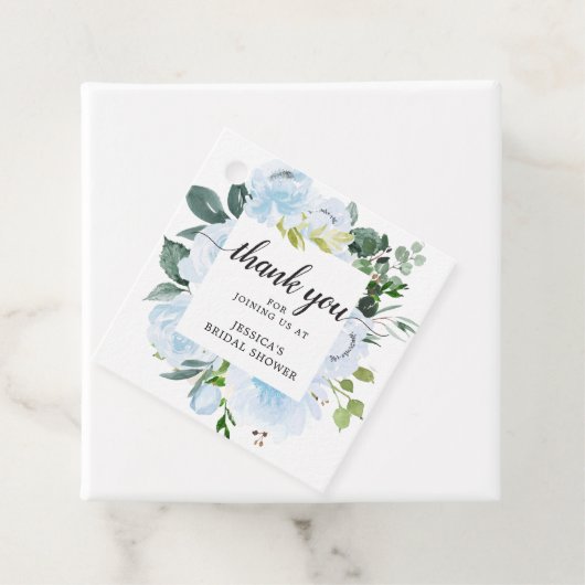 Fleur Jolie Bruidsfeest Favor Tag Bedankjes Labels (In situ)