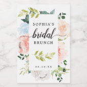 Fleur Jolie Vrijgezellenfeest Mini Wijnlabels Wijn Etiket (Enkel label)