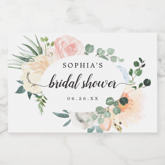 Fleur Jolie Vrijgezellenfeest mousserende wijnetik Sparkling Wijnetiket (Enkel label)