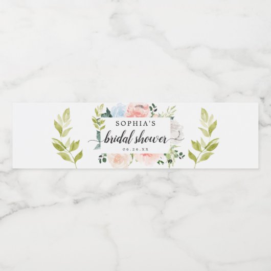 Fleur Jolie Vrijgezellenfeest Waterflesetiketten Waterfles Etiket (Enkel label)