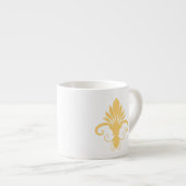 Fleur Lily Gold Espresso Kop (Voorkant rechts)