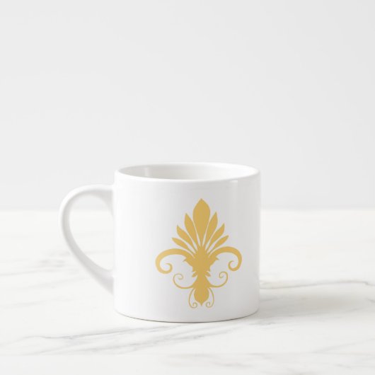 Fleur Lily Gold Espresso Kop (Links)