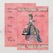 Fleur Marie Uitnodiging (Voorkant / Achterkant)