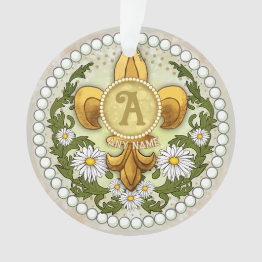 Fleur Monogram Ornament (voorkant)