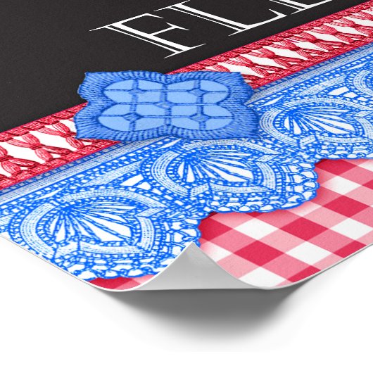 Fleur Porcelain Cup en Poster Flowers (Hoek)