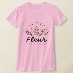 Fleur – Pure Love Bloem Logo T-shirt