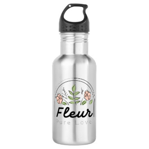 Fleur – Pure Love Bloem Logo Waterfles