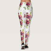 Fleur Waterverf Poppy Leggings (Achterkant)