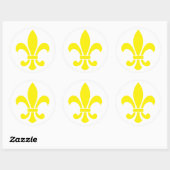 fleurdelis ronde sticker (Vel)
