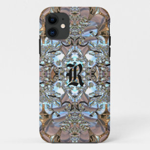 Fleurkin-Romance Monogram iPhone 11 Hoesje