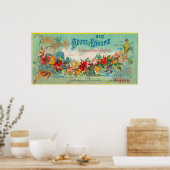 Fleurs D Ethiopie Soap LabelParis, Frankrijk Poster (Keuken)