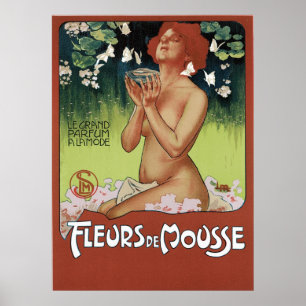 Fleurs de Mousse Poster