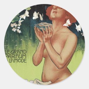 Fleurs de Mousse Ronde Sticker
