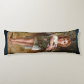 Fleurs De Printemps van William Bouguereau Lichaamskussen (Achterkant)