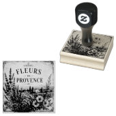 Fleurs de Provence rubber stempel (Gestempeld)