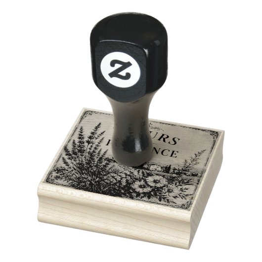 Fleurs de Provence rubber stempel (Stempel)