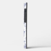 Fleurs de Saison French Personalised Blue White Case-Mate iPhone Case (Achterkant / Links)