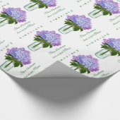 "Fleurs d'hortensia" Cadeaupapier (Hoek)