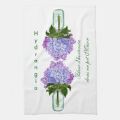 "Fleurs d'hortensia" Theedoek (Verticaal)