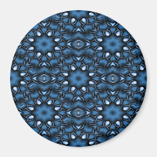 Fleurs en Bleu..... Magneet (Voorkant)