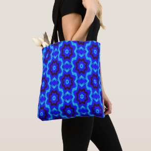 Fleurs en bleu..... tote bag