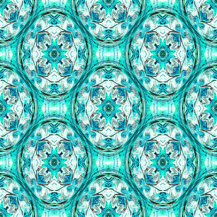 Fleurs en Turquoise...... Tote Bag