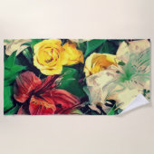 Fleurs Le Matin badhanddoek (Voorkant)