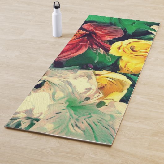 Fleurs Le Matin Yoga Mat (In situ)