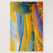 "Fleurs Tranquilles" Breed landschap Provence Legpuzzel (Verticaal)