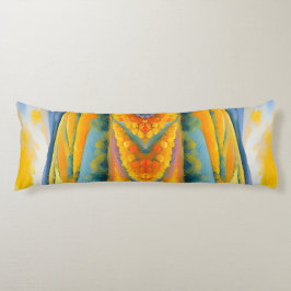 "Fleurs Tranquilles" Breed landschap Provence Lichaamskussen