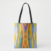 "Fleurs Tranquilles" Breed landschap Provence Tote Bag (Voorkant)