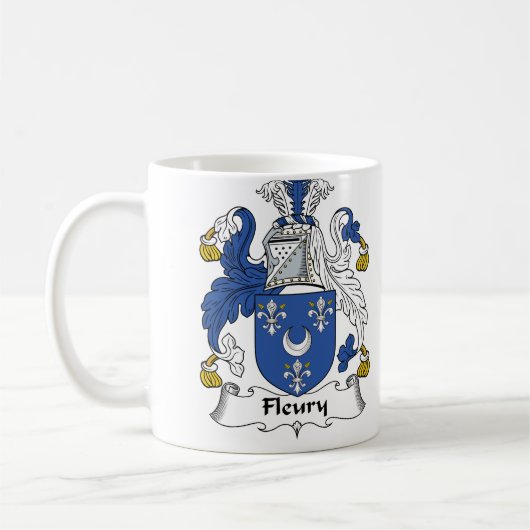 Fleury Family Crest Koffiemok (Links)