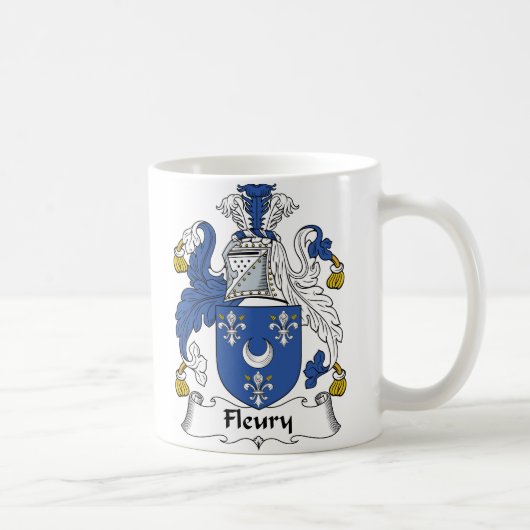 Fleury Family Crest Koffiemok (Rechts)