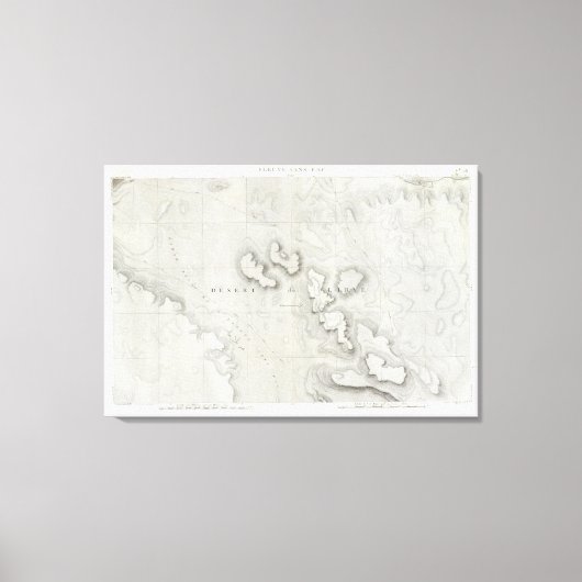Fleuve Sans Eau, Egypte Canvas Afdruk (Voorkant)