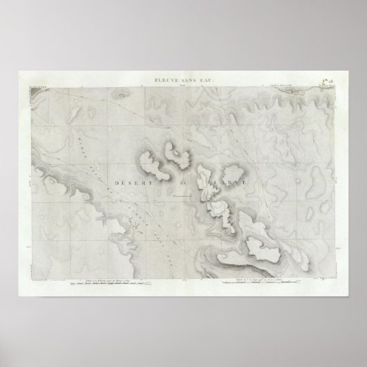Fleuve Sans Eau, Egypte Poster (Voorkant)