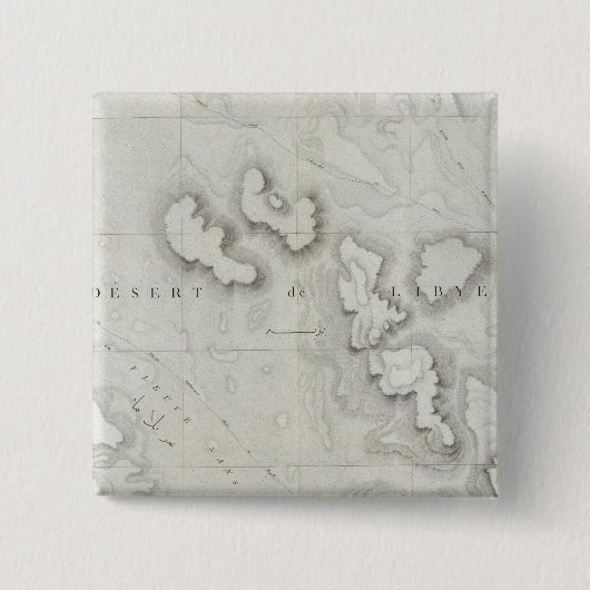 Fleuve Sans Eau, Egypte Vierkante Button 5,1 Cm (Voorkant)