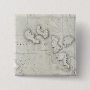 Fleuve Sans Eau, Egypte Vierkante Button 5,1 Cm